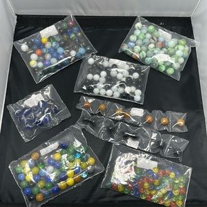 VINTAGE LOT OF 53 ESTATE FINE MARBLES